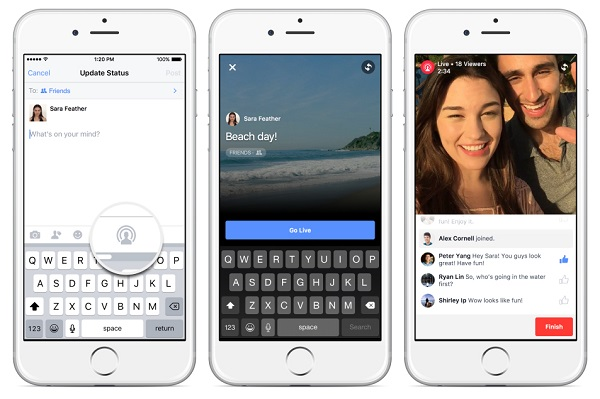 Facebook live marketing