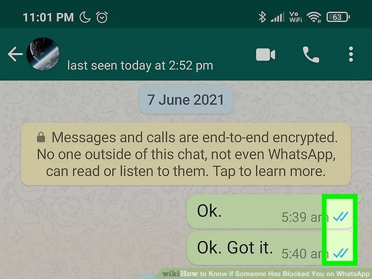 How to know if someone has blocked us on WhatsApp?