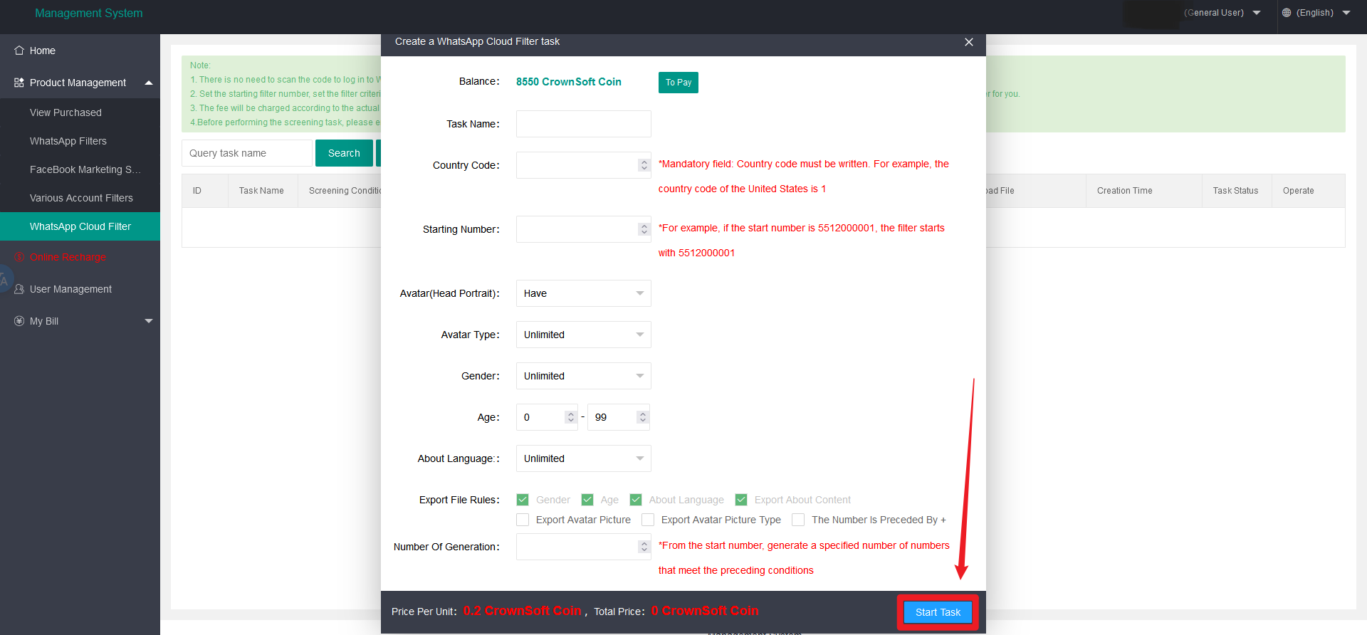 CrownSoft WhatsApp Cloud Filter,WhatsApp Cloud Filter